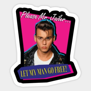 Let My Man Go Free Sticker